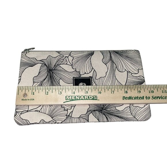 Origins Fabric Makeup Cosmetics Bag Used Black / Cream - Picture 7 of 15